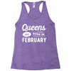 Queens are Born in February Racerback Tank
