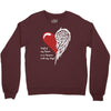half of my heart is in heaven with my angel Crewneck Sweatshirt