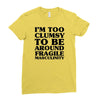 too clumsy Ladies Fitted T-Shirt