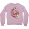 banana eating lion Crewneck Sweatshirt