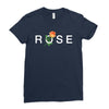 Rose Ladies Fitted T-Shirt