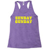 sunday gunday Racerback Tank