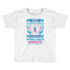 Never Underestimate the Strength of a Thyroid Cancer Warrior Toddler T-shirt