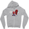 unicorn spidey Zipper Hoodie