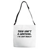 tee top joke costume rude slogan Adjustable Strap Totes