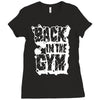 back in the gym Ladies Fitted T-Shirt