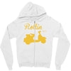 retro kult vespa 50 t shirt scooter roller s m l xl xxl Zipper Hoodie