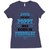 The Best Poppy Was Born In February Ladies Fitted T-Shirt