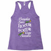pumpkin spice hocus pocus and cozy sweaters Racerback Tank