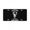 Best Dad in The Galaxy License Plate