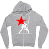 he clash inspired long sleeve Zipper Hoodie