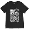 boombox skull V-Neck Tee