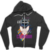 who loves chihuahua Zipper Hoodie