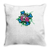 skull pops Throw Pillow
