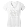 science will not be silenced Women's V-Neck T-Shirt
