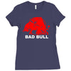 bad bull (2) Ladies Fitted T-Shirt