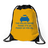 police humor Drawstring Bags