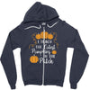 i teach the cutest pumpkins in the patch Zipper Hoodie