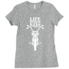 motorbike life behind bars Ladies Fitted T-Shirt