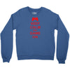 keep calm and game on Crewneck Sweatshirt