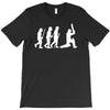 evolution of cricket white silhouette T-Shirt