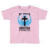 By Birth Christian By the Grace of God Toddler T-shirt