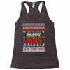 Santa Only Comes Once A Year Pappy Is Always Here To Cheer Racerback Tank