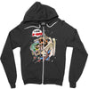 deadpool and superman Zipper Hoodie