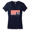 underwood 2016 president house of cards Women's V-Neck T-Shirt