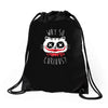 why so curious Drawstring Bags
