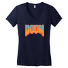 Wtf Doom Women's V-Neck T-Shirt