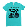 good morning Ladies Fitted T-Shirt