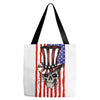 july 4th skull Tote Bags