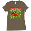 no pizza after midnight! Ladies Fitted T-Shirt