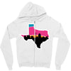 san antonio skyline spurs Zipper Hoodie
