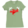 parkour jump freestyle Ladies Fitted T-Shirt