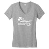 are you a doctor 'cause you just cured my erectile dysfunction Women's V-Neck T-Shirt