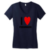i love personalize V-neck tee