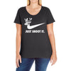 just shoot it Ladies Curvy T-Shirt