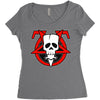 frankenskull hellion logo Women's Triblend Scoop T-shirt