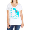 t rex diet Ladies Curvy T-Shirt