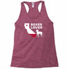 californian boxer lover Racerback Tank