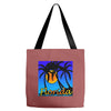 florida palm trees sunset Tote Bags