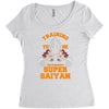 training to be the strongest super saiyan Women's Triblend Scoop T-shirt