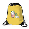 Sarah and Duck Drawstring Bags