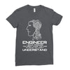 engineer understand Ladies Fitted T-Shirt