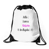 I'm a Unicorn Drawstring Bags