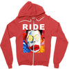 ride going blank again rock music band Zipper Hoodie