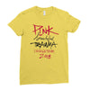 pink beautiful trauma world tour 2018 Ladies Fitted T-Shirt