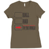 hall bad Ladies Fitted T-Shirt